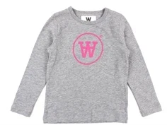 Wood Wood t-shirt Kim grey melange